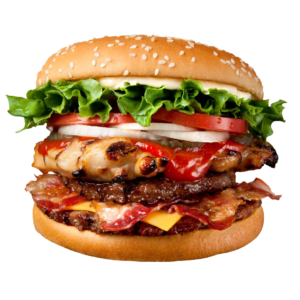 Ultimate Chicken Stack Burger